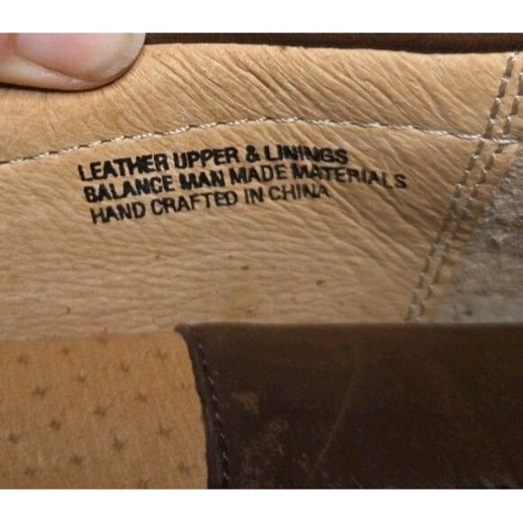 Men’s 11 BORN Brown Casual Comfy Driving Mocs Moccasin Loafers Very Soft Leather - Picture 7 of 9